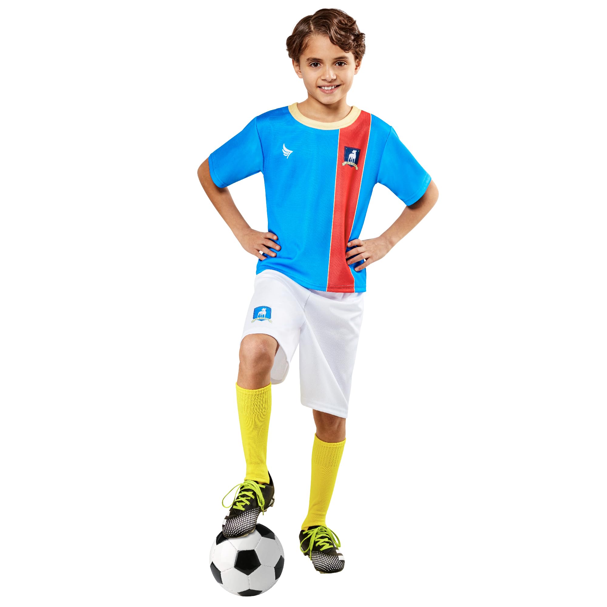 Rubies 1000773S000 Ted Lasso Afc Richmond Soccer Uniform Costume Kids Fancy Dress, Boys, Multicolor, 7-8 Years Halloween