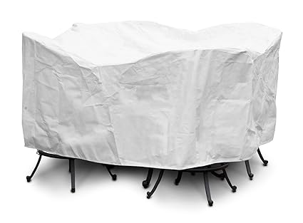 KoverRoos SupraRoos 55252 Large Bar Set Cover, 84-Inch Diameter by 40-Inch Height, White