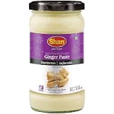 Shan Ginger Paste 10.93 oz (310g) - Traditional Taste Enhancing Cooking Paste from Fresh Ground Ginger - Suitable for Vegetarians - Airtight Glass Jar