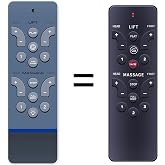 Replacement Remote for Reverie RC-WM-103/107/108 (Grey Version) | Compatible With Serta Motion Select Adjustable Bed, Easy Setup, Stable Signal, Fast Response