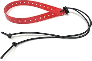 SPARKY PET CO Replacement GPS eCollar with Adjustable Bungee, Multi-Hole Design, and Secure Toggle Closure for Small Dogs (Red, Small Neck)