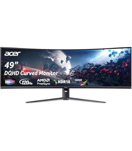 Amazon.com: Acer Nitro 49” Gaming Monitor | UltraWide DQHD 5120 x