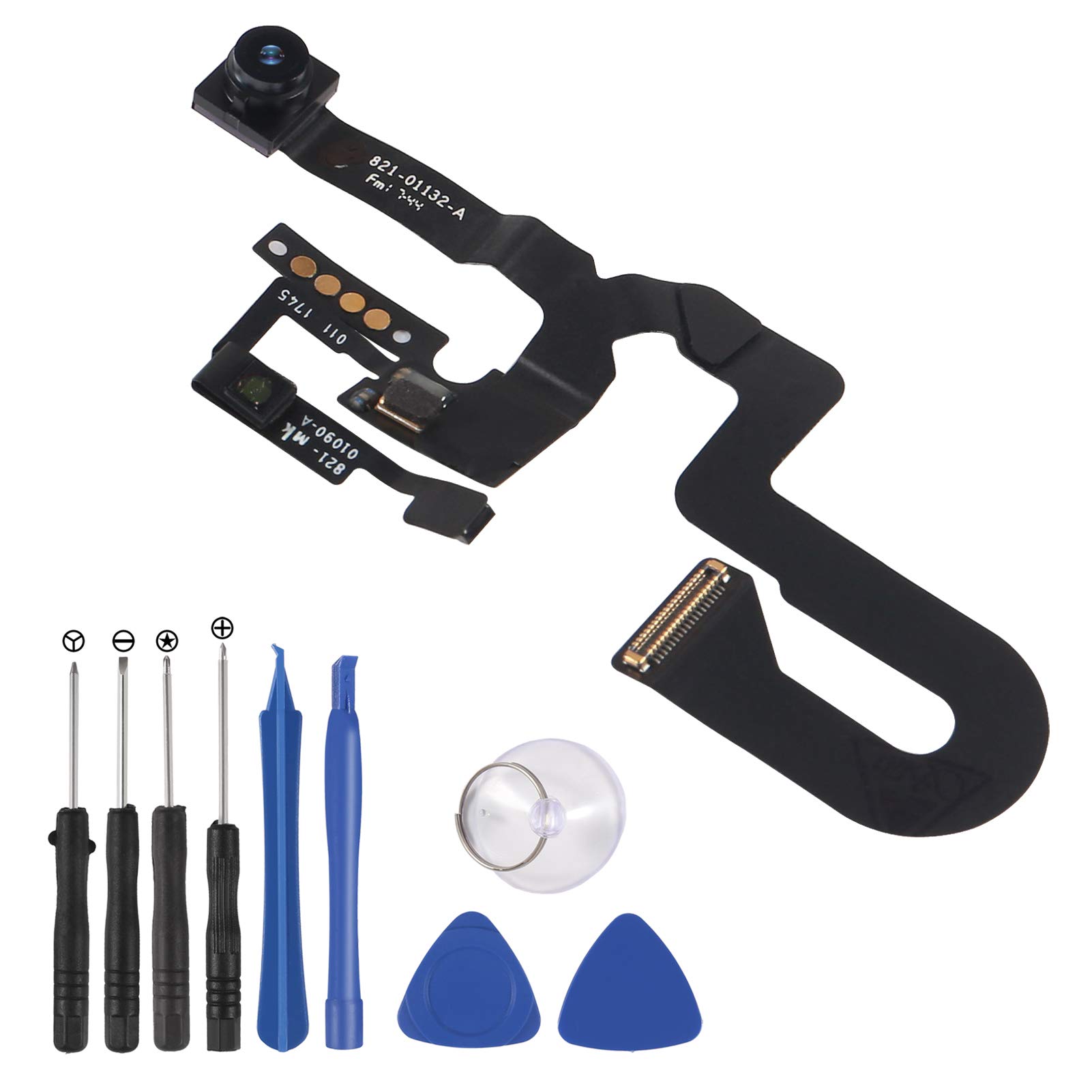 ALMOCN Compatible with OEM Front Facing Camera Flex Cable with Sensor Proximity Light and Microphone Flex Cable Replacement for iPhone 8plus (for iphone 8 plus)