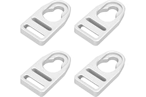 4pcs Kayak Seat Clips, Aluminum Premium Durable Seat Clips Compatible with Lifetime Emotion Replacements Practical Kayak Acce