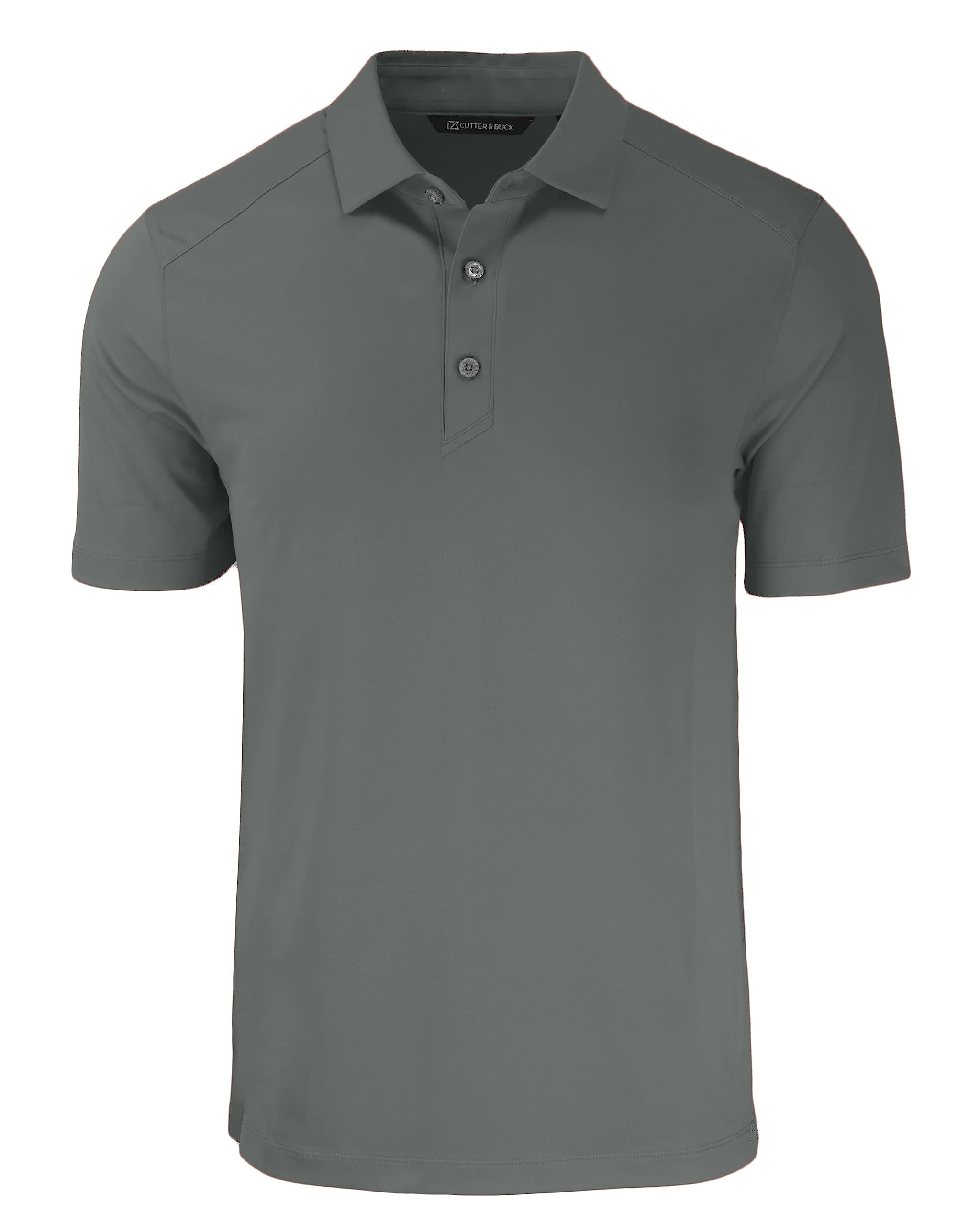 Cutter & Buck Forge Eco Stretch Recycled Mens Big & Tall Polo, Elemental Grey, 4XB