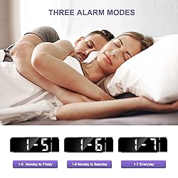 JXTZ Projection Alarm Clock, Alarm Clocks with