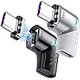 Qookiee Magnetic USB C Adapter (2 Pack) Type C Connector Right Angle Support USB PD 100W Quick Charge & 480Mb/s Data Transfer