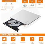 BUNUD External CD/DVD Drive USB 3.0 Type-C Lightscribe with SD/TF Slot view 3