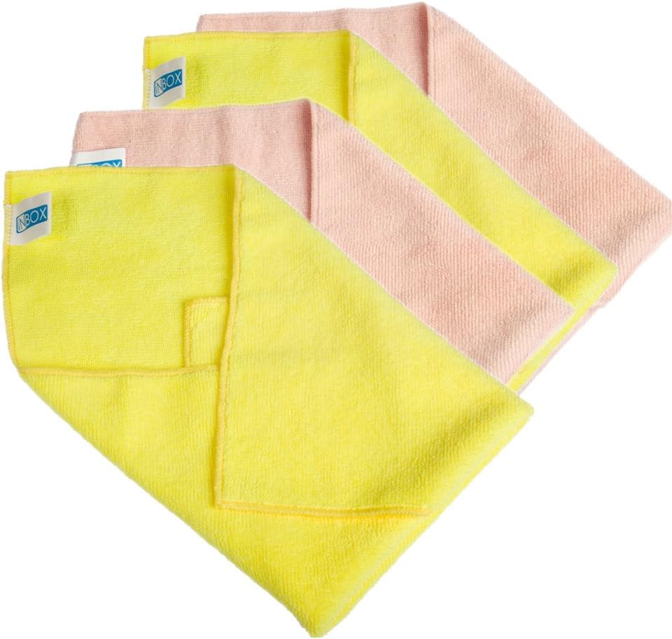 (4 Pack)Inbox Automotive Cleaning Cloth High Absorbent,and