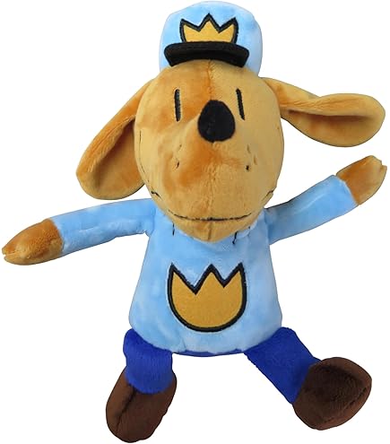 Amazon.com: MerryMakers Dog Man's 80-HD Soft Plush Toy, 9-Inch