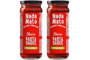 Nada Mato Tomato Free Pasta Sauce - Marinara Style - Nightshade Free - AIP and Paleo Friendly - 16 oz Each, (Pack of 2)
