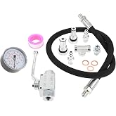 IPR Air Test Tool Compatible with Ford 6.0L-7.3L Powerstroke Diesel | High Pressure Oil System Tester with 6.0L 7.3L IPR Valve Air Test Fitting &amp; Gauge Solve Hot Hard Start Problems