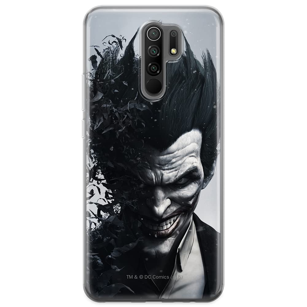 ERT GROUP mobile phone case for Xiaomi REDMI 9 original and officially Licensed DC pattern Joker 002 optimally adapted to the shape of the mobile phone, case made of TPU