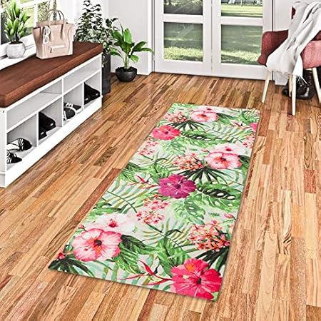 Pergamon Trendy Tapis De Cuisine Vintage Jungle Vert Colore