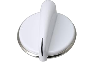 Emptty White WE01X20380 Control Knob for Dryer & Washing Machine Replacement Parts
