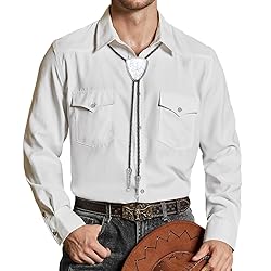 Bolo Tie for Men Vintage Handmade Cowboy Big