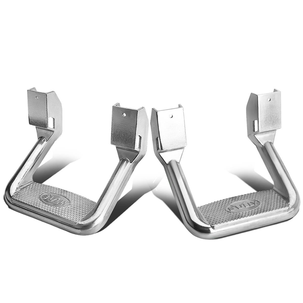 2pcs Bully AS600 Aluminum Side Steps Step Rails Automotive
