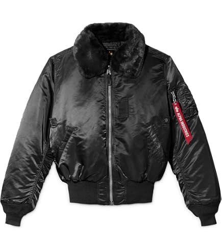 Alpha Industries Men's N-2B Short Waist Parka (XS, Black) at