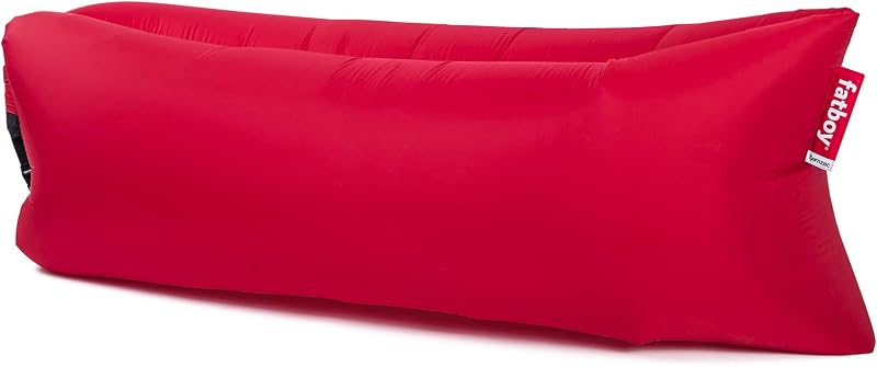 Fatboy USA Lamzac Original Inflatable Lounge Chair, Red - Portable Comfort