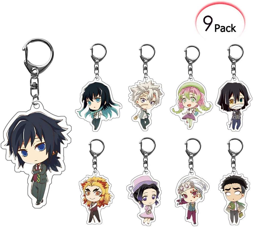 鬼滅の刃 きめつのやいば キーホルダー 9セット