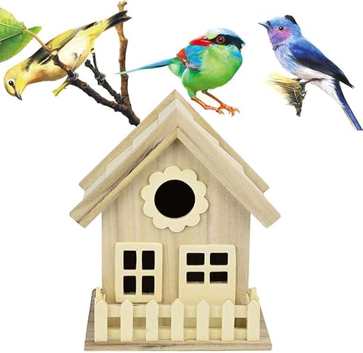 Wooden Bird House Fatchot Craft Paint Your Own Wooden Bird House