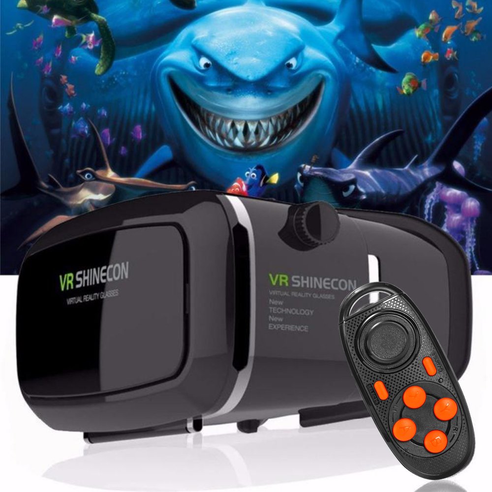 XCSOURCE 3D VR Casque Lunettes Réalité Virtuelle Gamepad Video VR Box Google Carton Bluetooth AC304