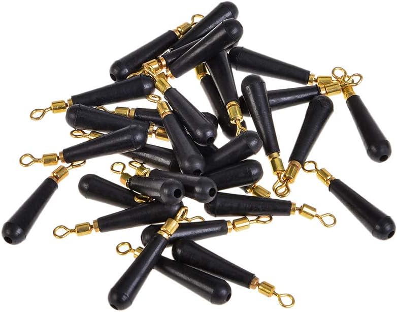 A&N Gummistopper Set 120 Stück - 3 Größen Für Angelposen & Schnurmontagen