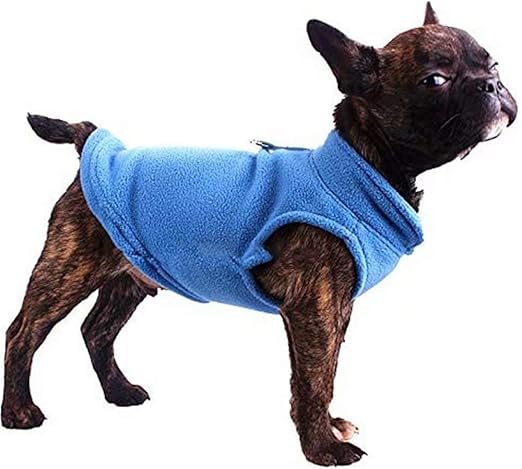 french bulldog fleece jacket