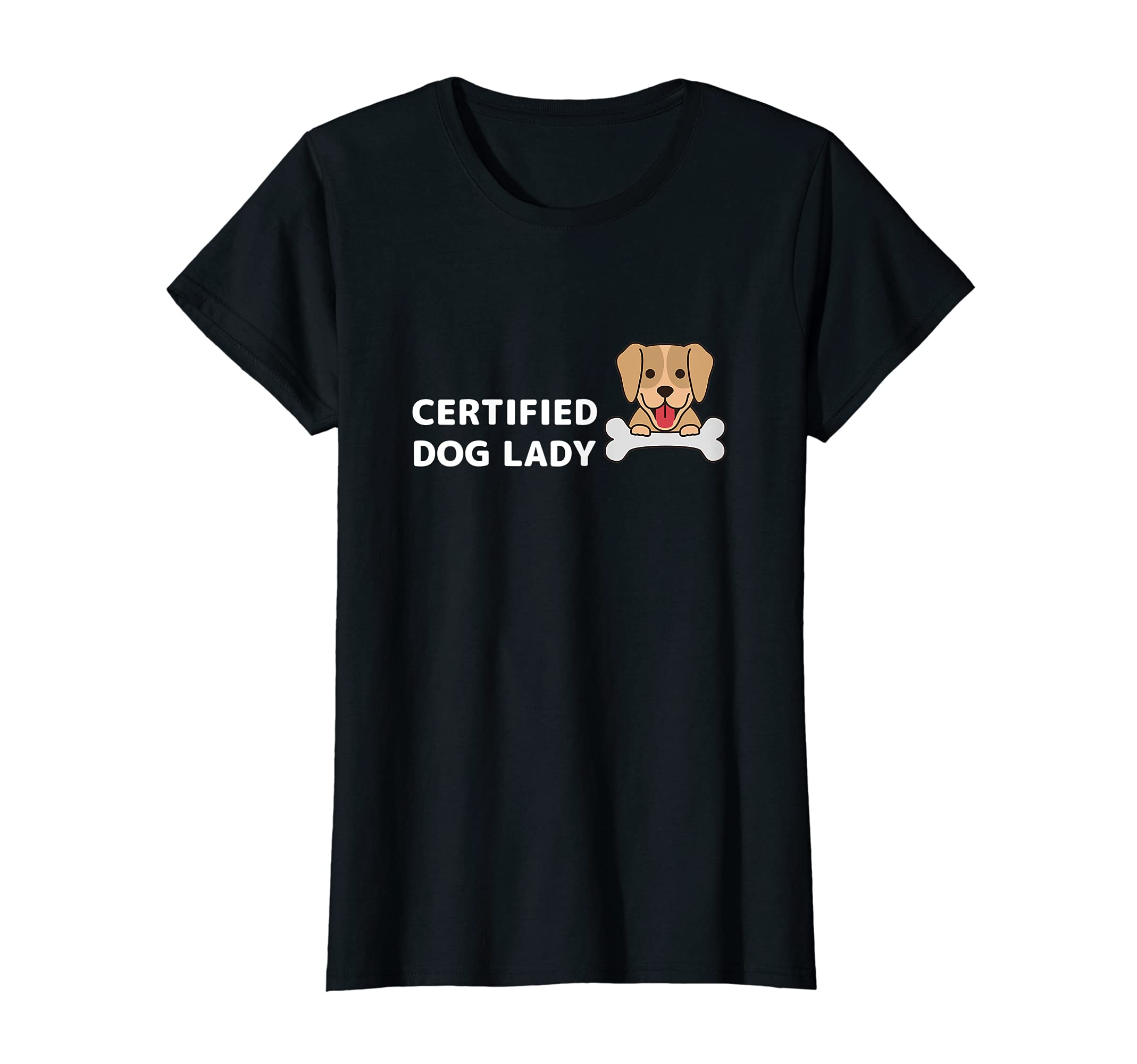 Certified dog lady cool design T-Shirt
