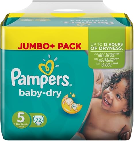 pampers baby dry 5 jumbo pack