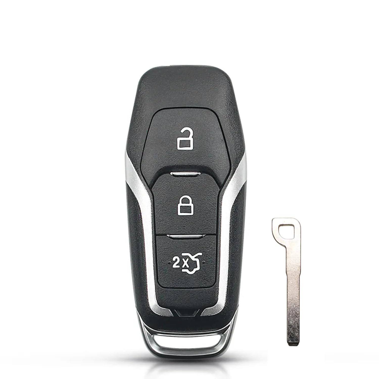 Kelay Ford Key Fob Case Replacement For Ford Edge Mondeo S-Max Mustang Galaxy Remote Car Key Cover, Ford Mondeo Key Fob,Ford Galaxy Key Fob,3 Buttons