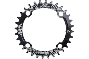 DJC Bike Chainring 104BCD Round/Oval 30t 32t 34t 36t 38t 40t 42t 44t 46t 48t 50t 52t Tooth Narrow Wide 7/8/9/10/11/12 Speed U
