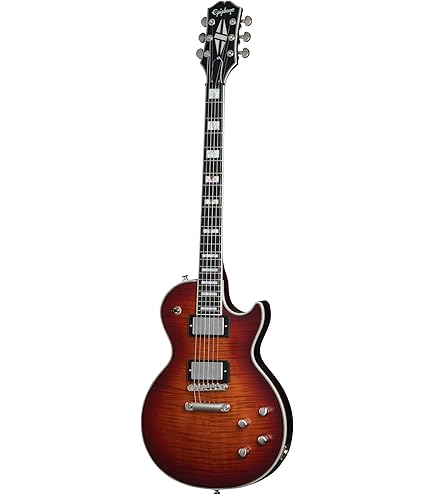 Amazon.com: Epiphone EXCLUSIVE Les Paul Custom Figured, Root Beer