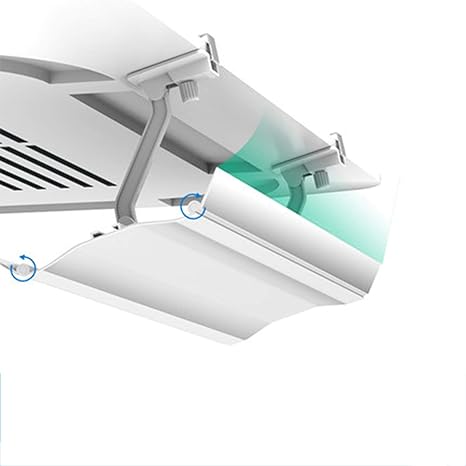 Amazon Co Jp エアディフレクター オフィスセントラル空調天井マシン冷たい風ガイドエアフロントガラス防水と防風耐荷 調節可能な航空団1ピース White 40cm Diy 工具 ガーデン