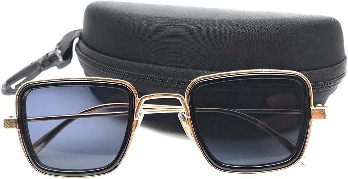 Giant Roots Square Metal Body Kabir Singh Indian Sunglass for Men & Boy