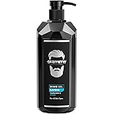Gummy Professional Savour Shave Gel with Pump – Clear Unscented Formula for Precision Razor Glide and Smooth Shaves – Transparent Fragrance Free Grooming for All Skin Types – 33.81 fl oz / 1000 ml