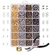 OPount 3142 Pieces Jewelry Making Kit with Open Jump Rings, Lobster Clasps, Open Ring, Bent Chain Plier