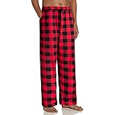 Alimens & Gentle Mens Heavyweight Flannel Plaid Pajama Pants 100% Cotton Sleep Lounge Pant