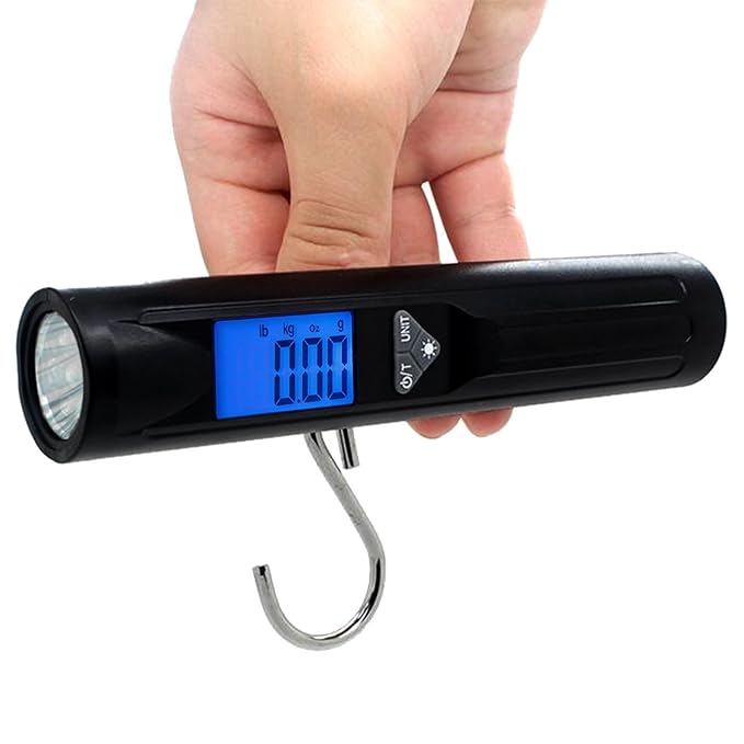 MATCH WEIGHT EVO Digitally Accurate Fishing Weighing Scales & 8 LED Torch Amazon.co.uk