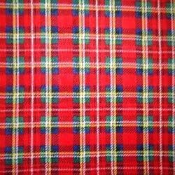 Pico Textiles 10 Yards Bolt - Red Plaid Fleece