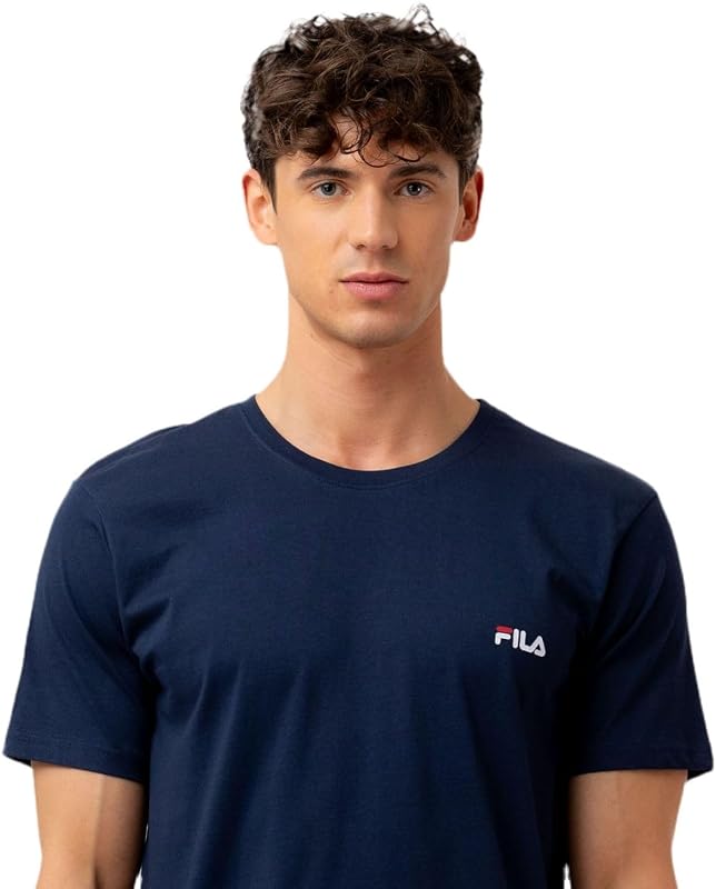 Pigiama Uomo Cotone 100%, Set Maglietta e Pantaloni Corti Uomo, Morbido e Confortevole, Blu, Taglie M