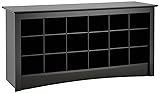 Prepac Shoe Storage Cubbie Bench, 24" x 48" x
