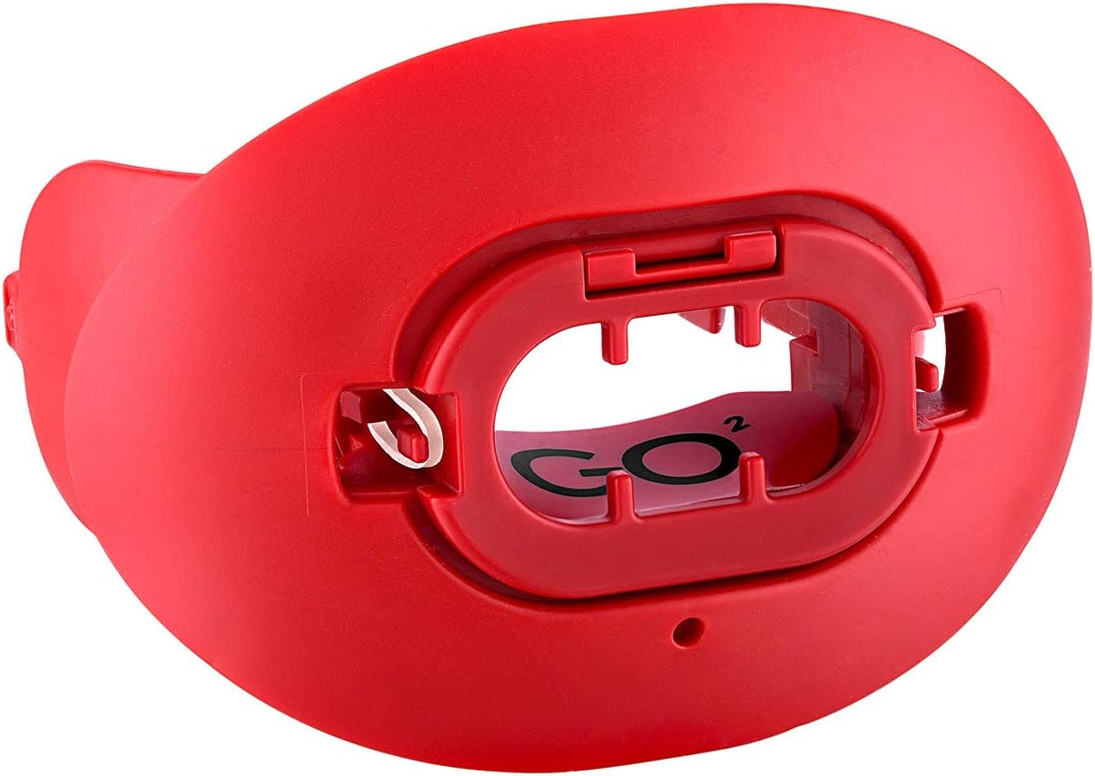 GO2 Sports Football Mouth and Lip Guard with Maximum Air Flow for Increased Oxygen and Endurance Includes Dental Warranty Made in The USA, White : Sports & Outdoors