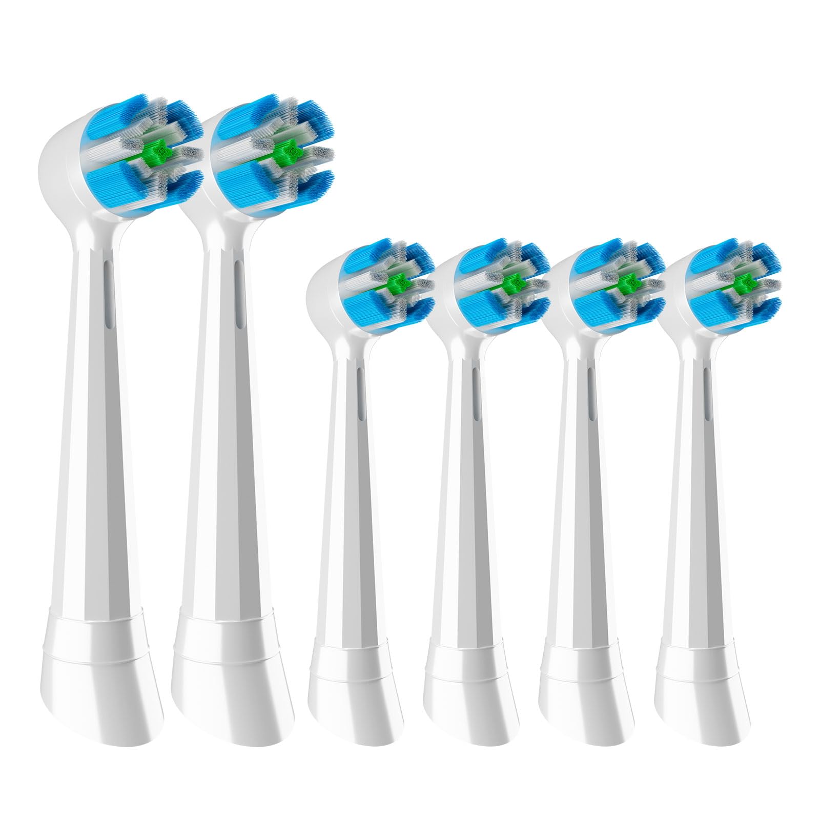 Photo 1 of 6 Pcs iO Replacement Heads Compatible with Oral B iO Series Electric Toothbrush, Individually Wrapped, White