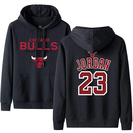 Chicago Bulls Hoodie Basketball Herren Hoody Jordan Lustiges drucken Sweatshirt