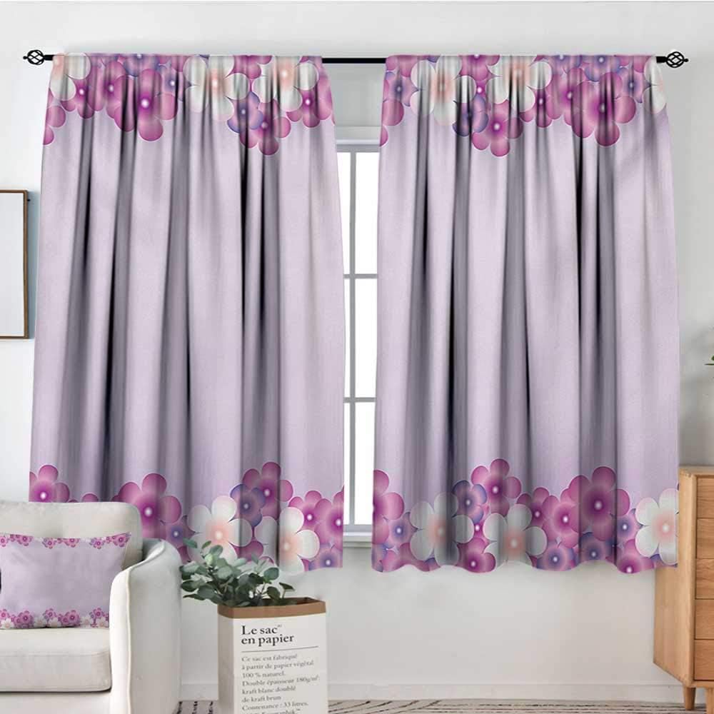 All of better Mauve Window Curtain Drape Feminine Floral Petals in