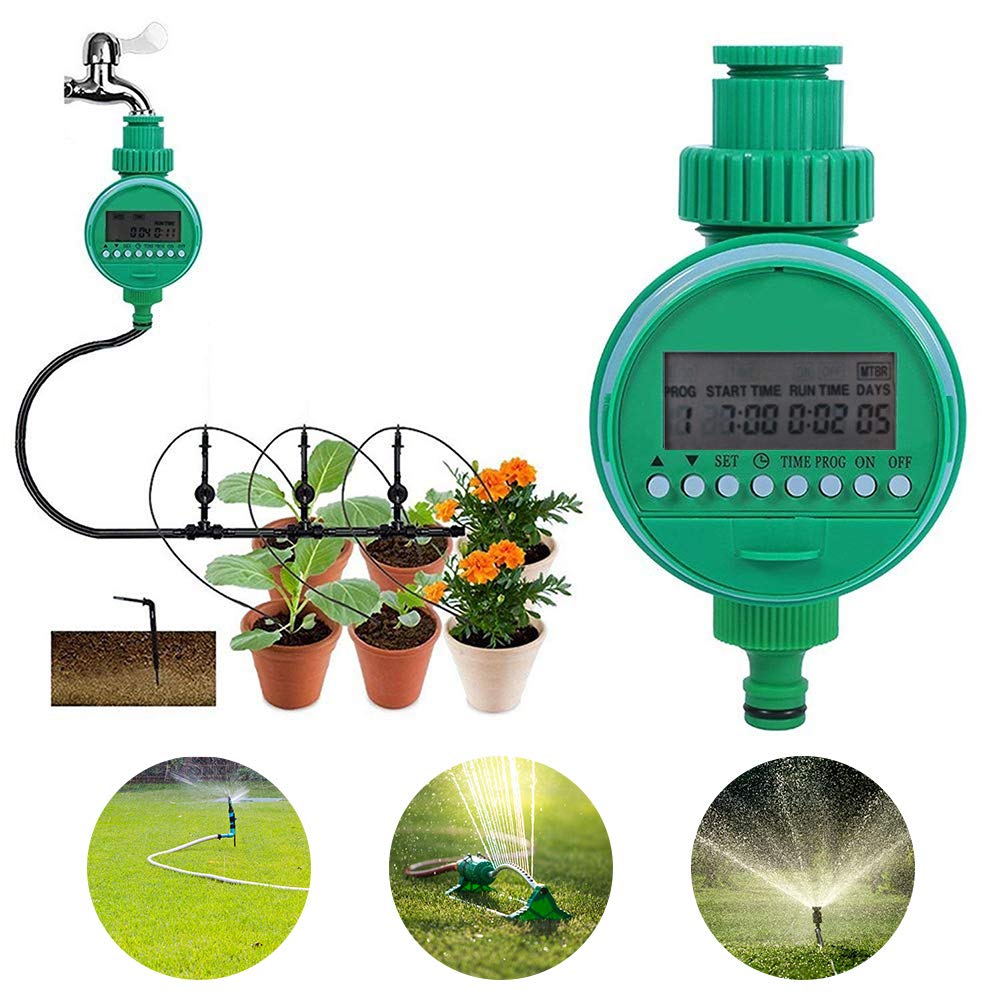 Yosoo Automatic Electric Water Timer Irrigation Timer Controller Home Garden Irrigation Equipment