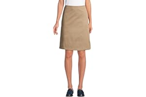 Lands' End School Uniform Young Women's Blend Chino Skort Top of Knee