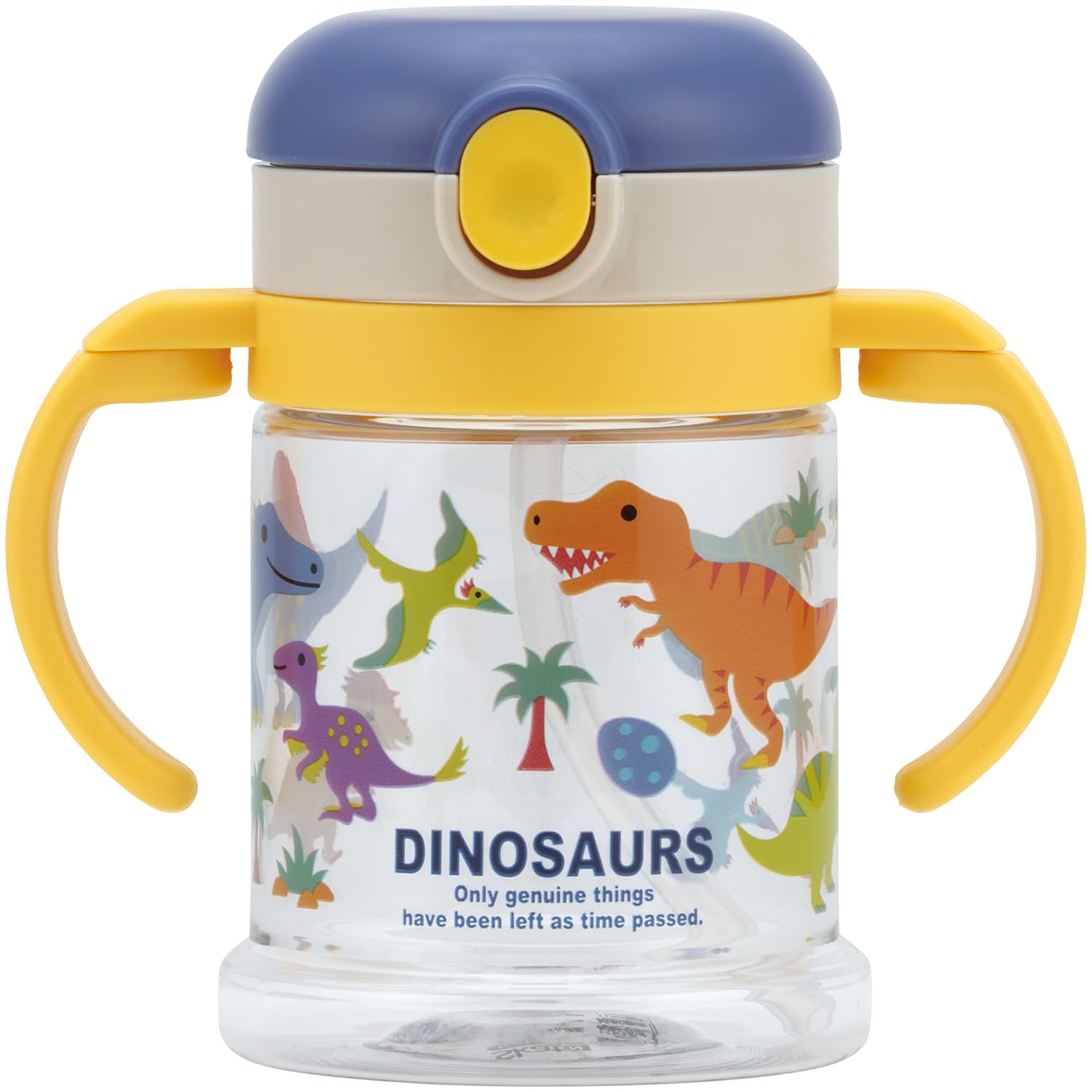 スケーター(skater) ベビー用 両手ハンドル付き ストローマグ 260ml 折り畳み式 ハンドル ディノザウルス ピクチャーブック 恐竜 対象年齢１才頃から KSHW1N-A商品画像