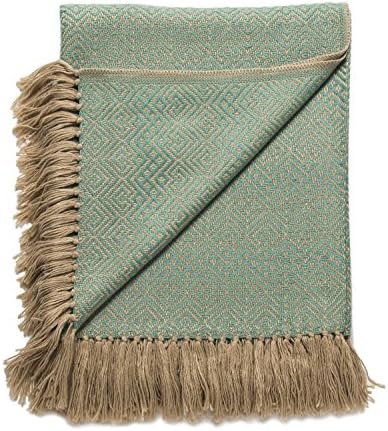 Asher Market Seafoam Alpaca Blend Throw